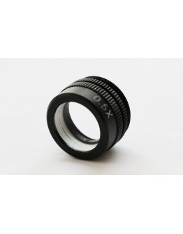 Monocular Video Microscope Objective 0.5X Barlow AUX Lens M25*0.75