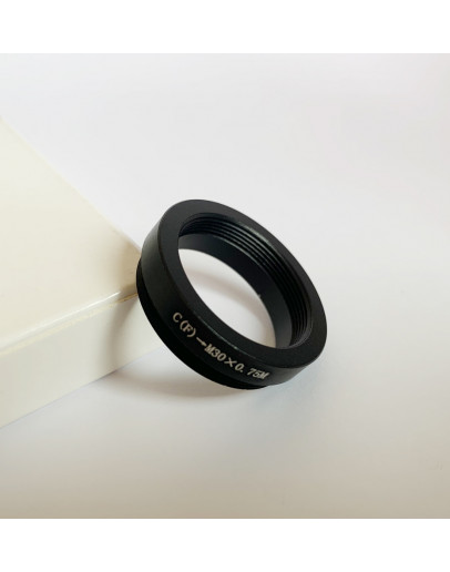 NEW Metal Female Thread C-mount to M30 x0.75 Male Thread Adapter For CCD Camera