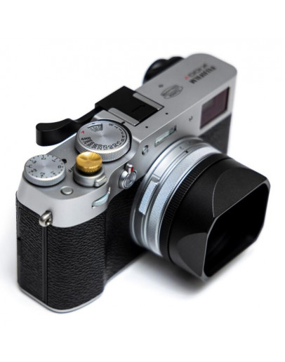 New Square Metal Lens Hood w/ 49mm Adapter Ring for Fujifilm Fuji X100V X100S New Square Metal Lens Hood w/ 49mm Adapter Ring for Fujifilm Fuji X100V X100S