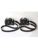 Genuine Leather Shoulder Strap For Rollei 3.5F 3.5E 3.5T 3.5C 2.8F 2.8E Camera Black Brown Color for Choice