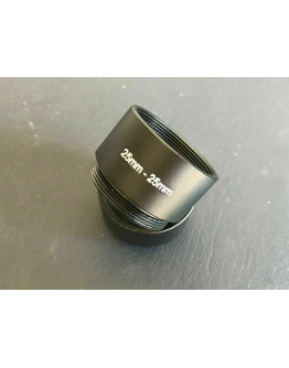 M25 x0.75 Parfocal Length Extender Adaptor for Nikon Leica Microscope 6.5mm 15mm