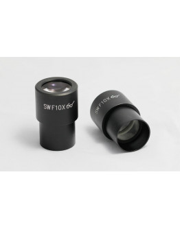 New Pair Plan WF10X / 23mm Eyepieces For Compound Microscope Dia.30mm